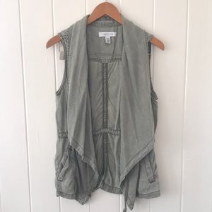 Kenneth Cole Reaction Vest Moss Green Size Small